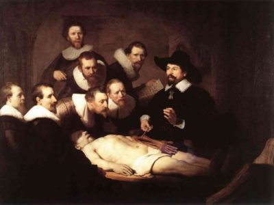 Lição de anatomia do Dr. van der Meer Quadro de van Mierevelt, 1617. Lição de anatomia do Dr. van der Meer Quadro de van Mierevelt, 1617.